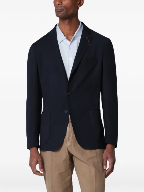 Santaniello single-breasted blazer Blue E4166BWO