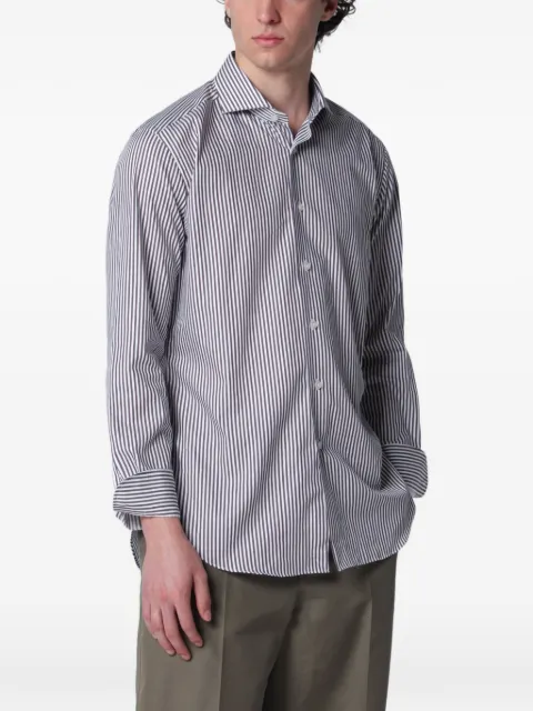 Xacus Travel striped shirt White WF520ML21833
