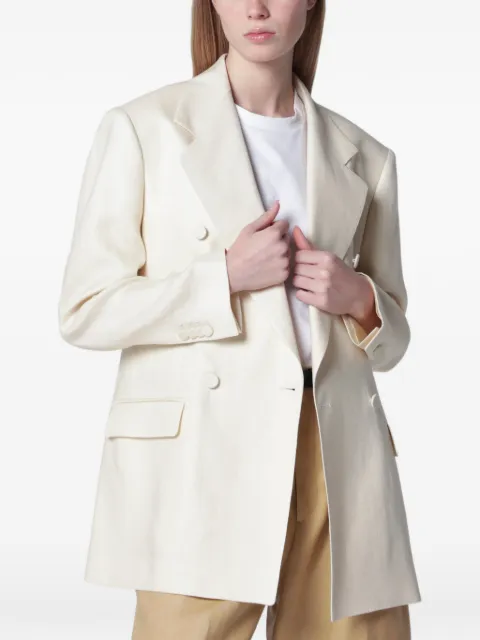 Tagliatore double-breasted blazer Neutrals JLORELEY19B340021