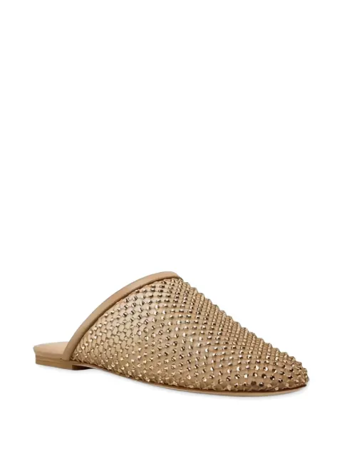 Stuart Weitzman crystal-embellished sandals Neutrals SN801AJM