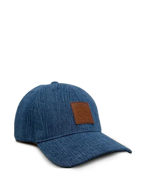 LOEWE patch cap in denim Blue K820358XAR