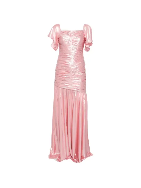 DUNESI Polita ruched-finish gown Pink DUNPOLPIN