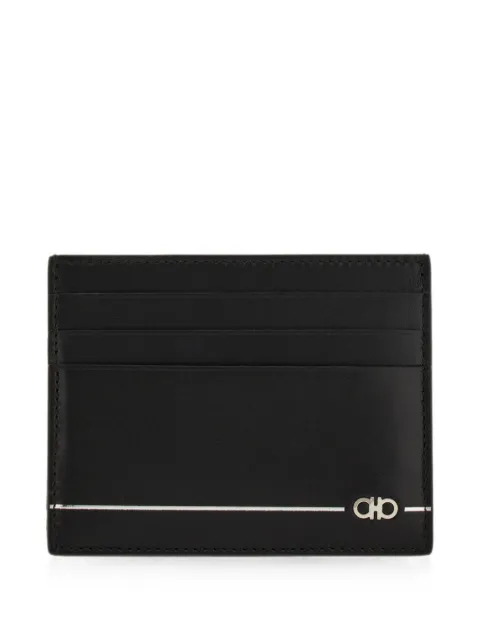 Ferragamo Gancini credit card holder Black 795964