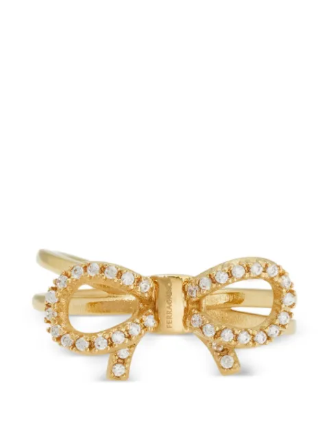 Ferragamo Vara bow ring (54 mm) Gold 795075
