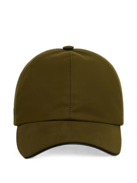 Ferragamo baseball cap with tonal signature Green 796388