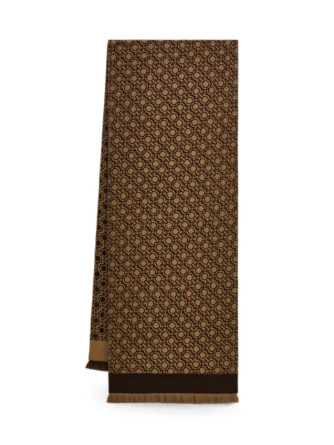Ferragamo Gancini chain scarf Neutrals 795568