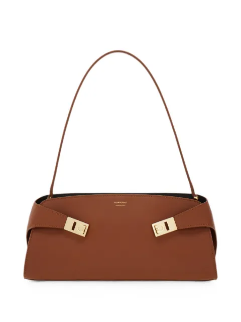 Ferragamo Hug East-West shoulder bag Brown 795365