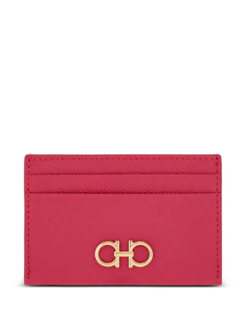 Ferragamo Gancini credit card holder Pink 796490