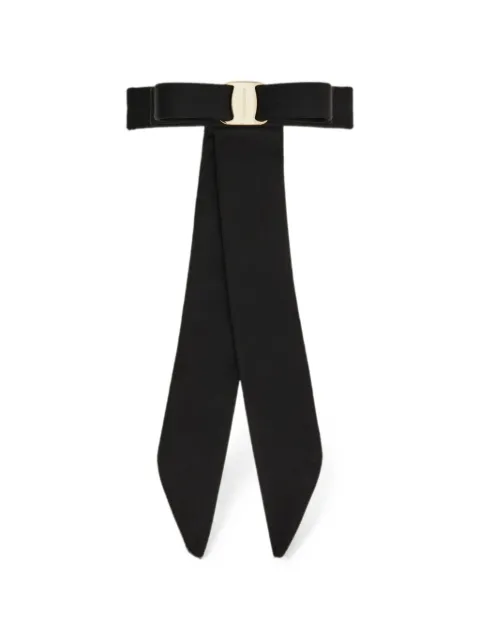 Ferragamo Vara bow hair clip Black 796290