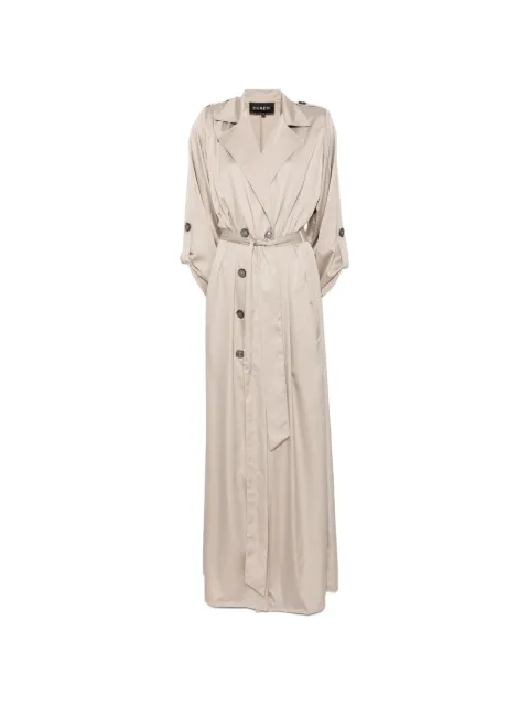 DUNESI double-breasted belted dress Neutrals DUNLEODES