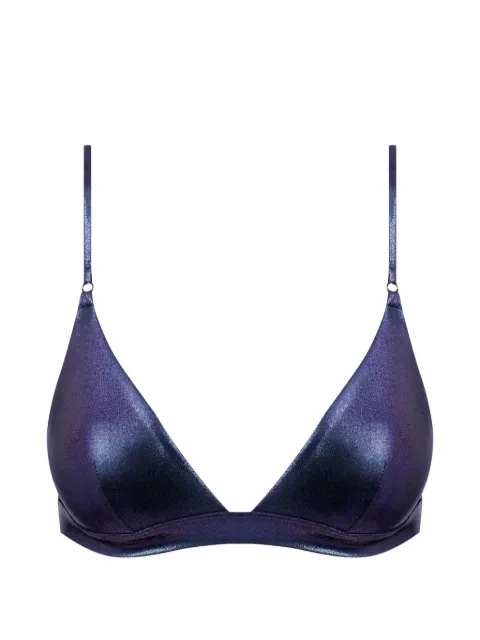 Maison Close triangle-cup bikini top Blue 565143