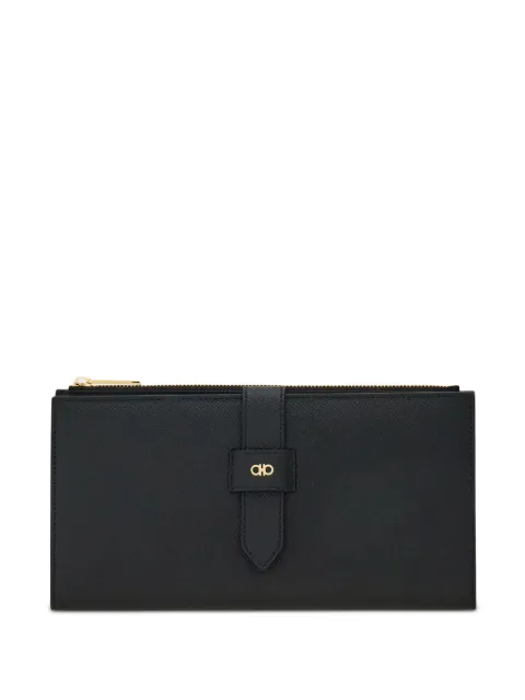 Ferragamo Gancini document holder Black 795721