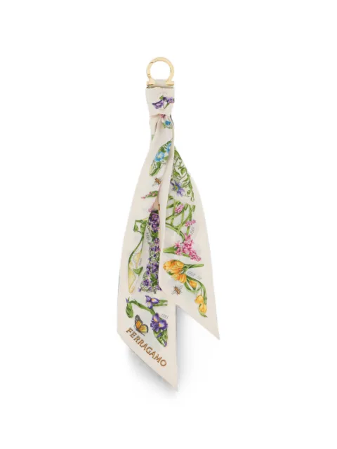 Ferragamo silk keyholder Neutrals 796151