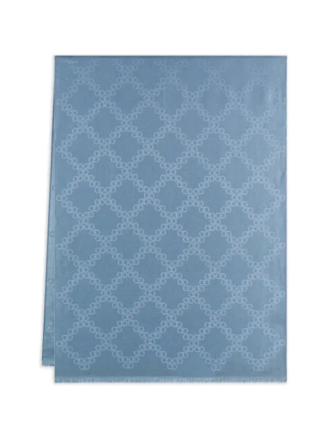 Ferragamo Gancini jacquard stole Blue 795391