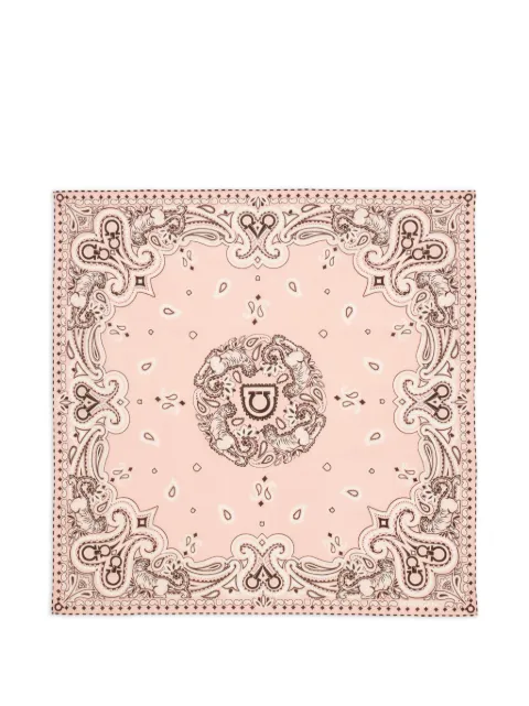 Ferragamo Arabesque print bandana Pink 795304