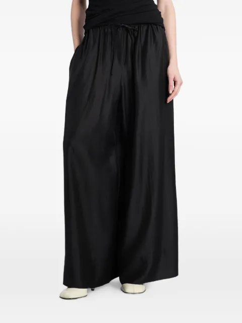 ENTIRE STUDIOS drawstring wide-leg palazzo trousers Black ESSS26PA01273