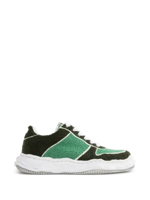 Maison MIHARA YASUHIRO Wayne bouclé sneakers Green A16FW726