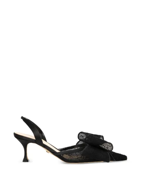 MACH & MACH Le Cadeau lace slingback pumps Black SS26S105765LACBLK