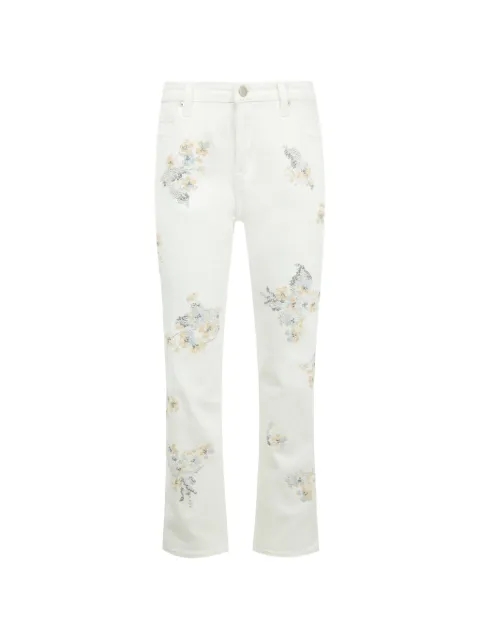 Libertine Porcelain Garden straight-leg jeans White S26W763DN