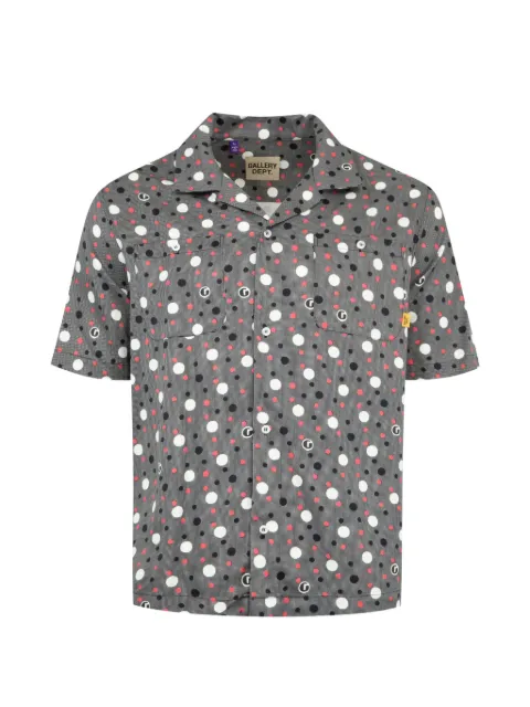 GALLERY DEPT. polka-dot short-sleeve shirt Grey TOP031