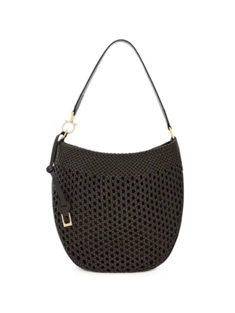 Ferragamo woven tote bag (M) Brown 795511