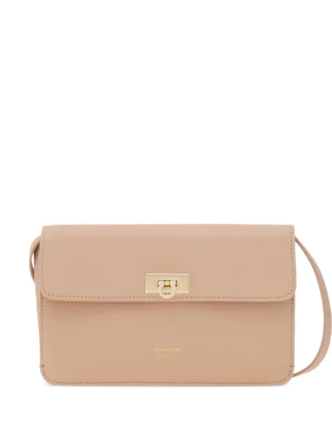 Ferragamo flat Gancini minibag Neutrals 795691