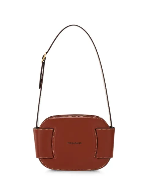 Ferragamo adjustable-strap minibag Brown 795712