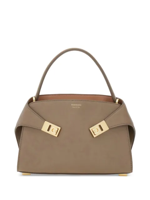 Ferragamo Hug Soft bicolor handbag (XS) Neutrals 795279