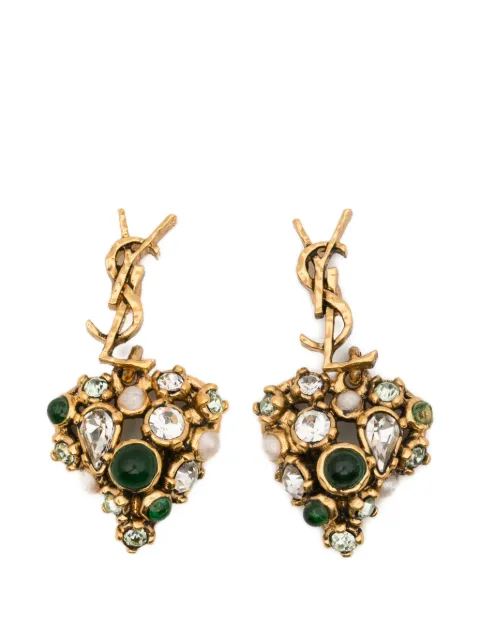 Saint Laurent Cassandre drop earrings Gold 872867Y15VR