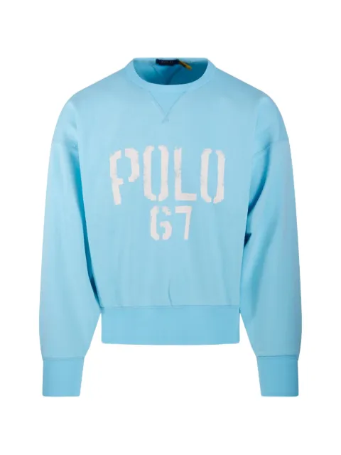 Ralph Lauren Collection logo-print sweater Blue 710B14576004