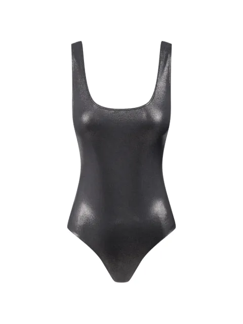Maison Close open-back swimsuit Silver 565198