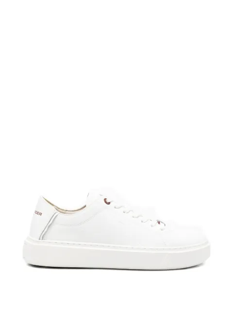 Alexander Smith London pebbled-leather sneakers White ALBDLUM