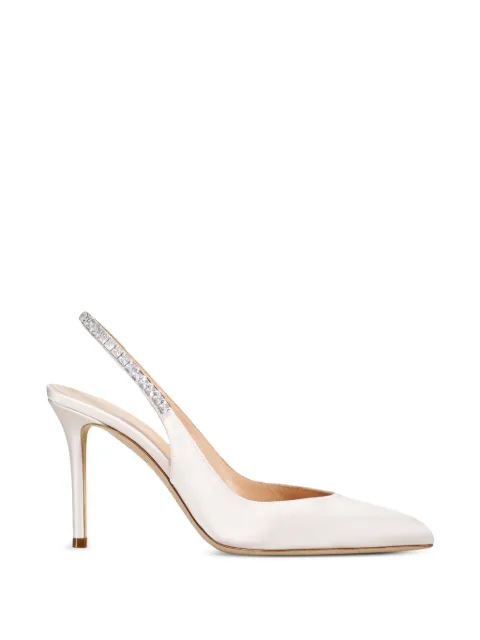 Temperley London Raven slingback pumps White TLE6500004