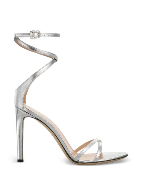 Temperley London Vixen heeled sandals Silver TLE6001005