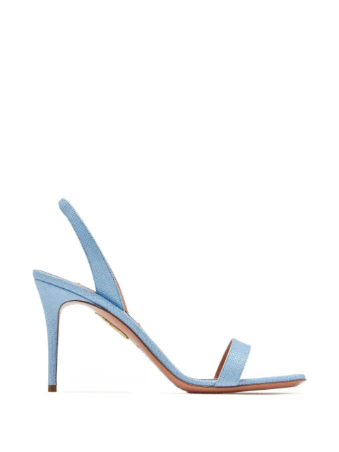 Aquazzura So Nude slingback sandals Blue SNUMIDS0WVRBAL
