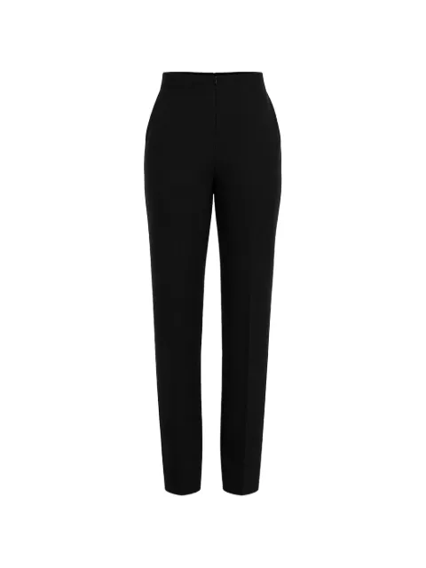 Emporio Armani concealed-fastening trousers Black 0NP3CT02013