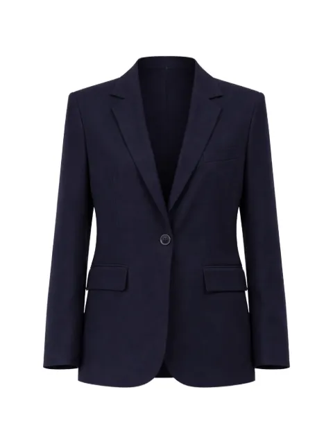 Odeeh single-breasted notched-lapel blazer Blue 1324016119