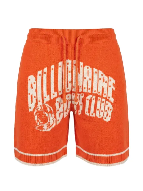 Billionaire Boys Club Curve logo-intarsia track shorts Orange 8612107LILY