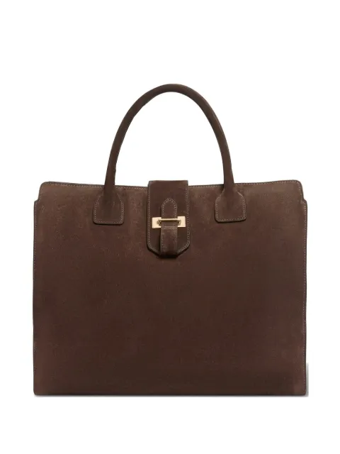 Nili Lotan Lou suede tote bag Brown 12671L96