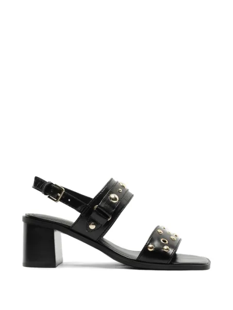 Arezzo stud-embellished leather sandals Black A1392500020002