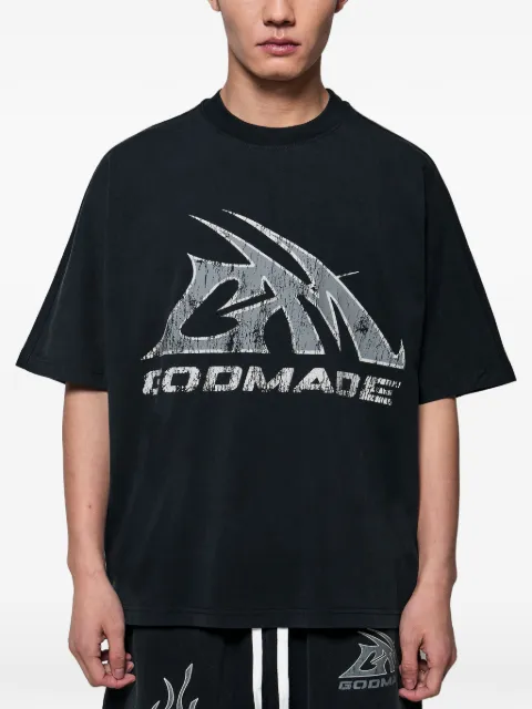 GODMADE cotton T-shirt Black GMT01374