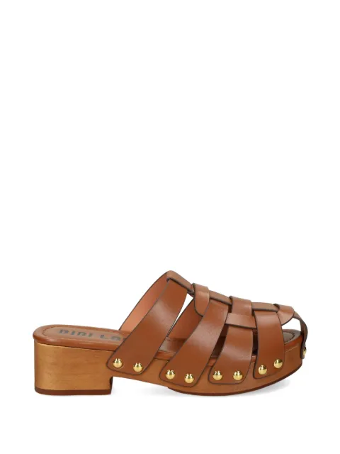 Bibi Lou Zue studded clogs Brown 608Z08VK