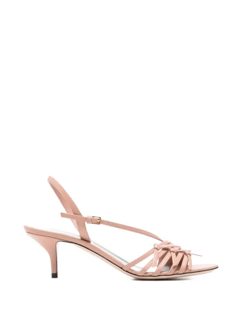 Valentino Garavani Nodine leather sandals Pink WS0PB9DDT