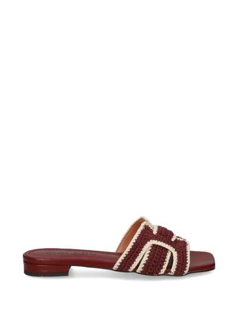 Bibi Lou Holly crochet-knit sandals Red 760Z87VK