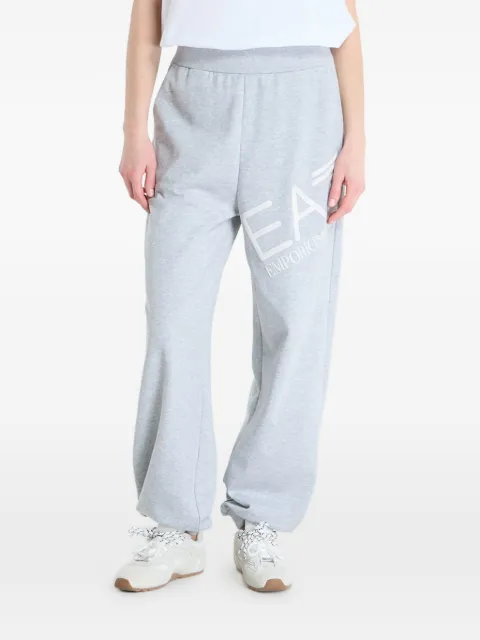 Ea7 Emporio Armani Logo Series cotton track pants Grey 7W000968AF12473O8002