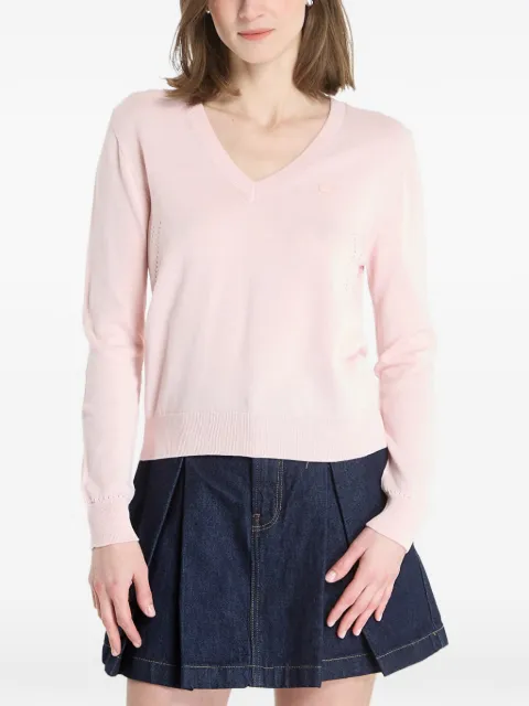 Lacoste V-neck sweater Pink AF3964ADY