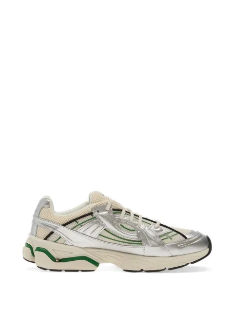 Under Armour Sola metallic-effect panelled lace-up sneakers Neutrals 6005284281