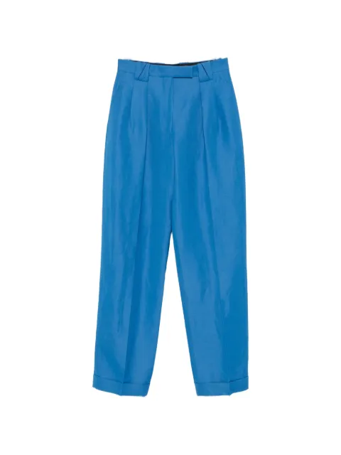 Versace pleated straight-leg trousers Blue 10250631A18017