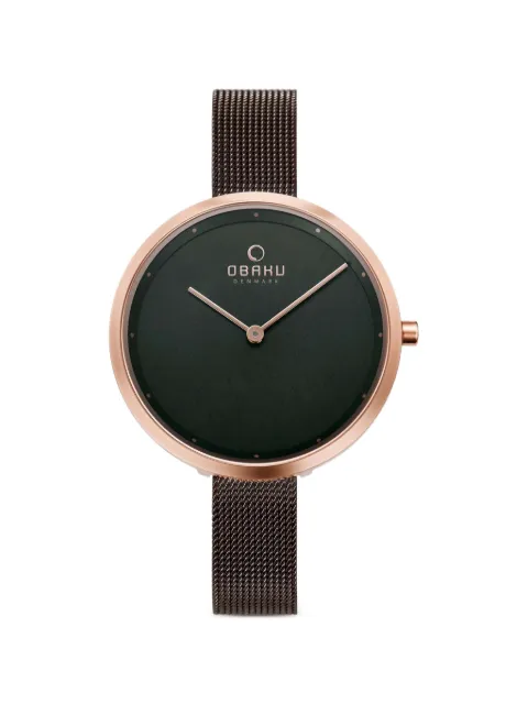 OBAKU Classic 34mm watch Green V227LXVNMN