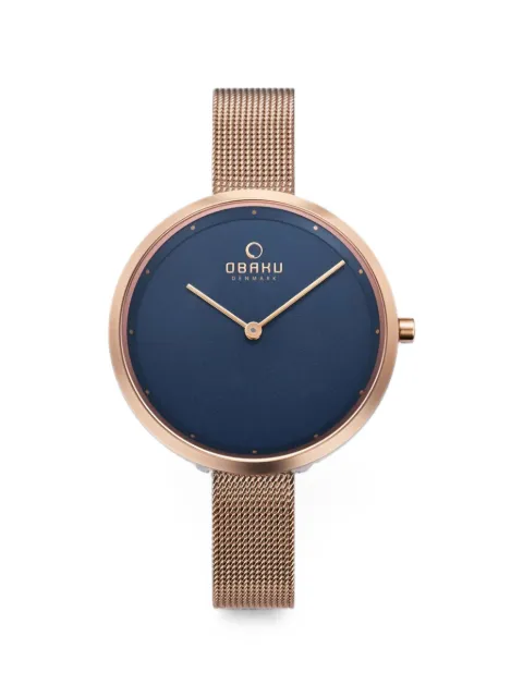OBAKU Dok-Azure 34mm watch Blue V227LXVLMV